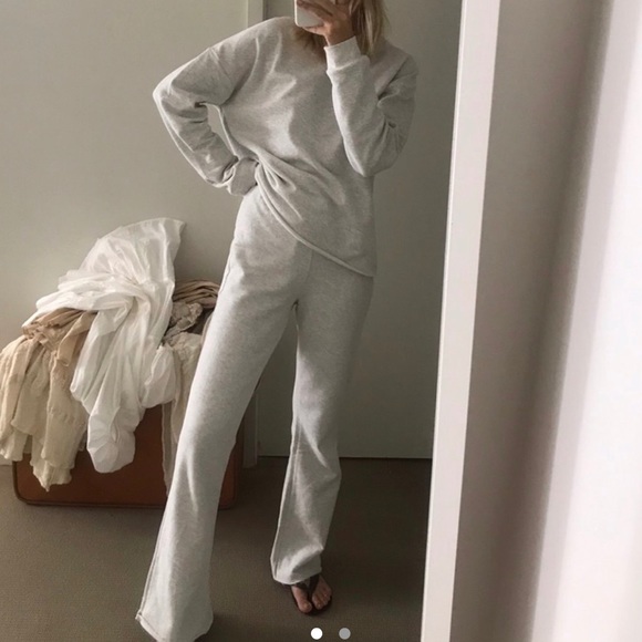 Verge Girl Other - PANTS ONLY Gray cream sweater pants XSmall